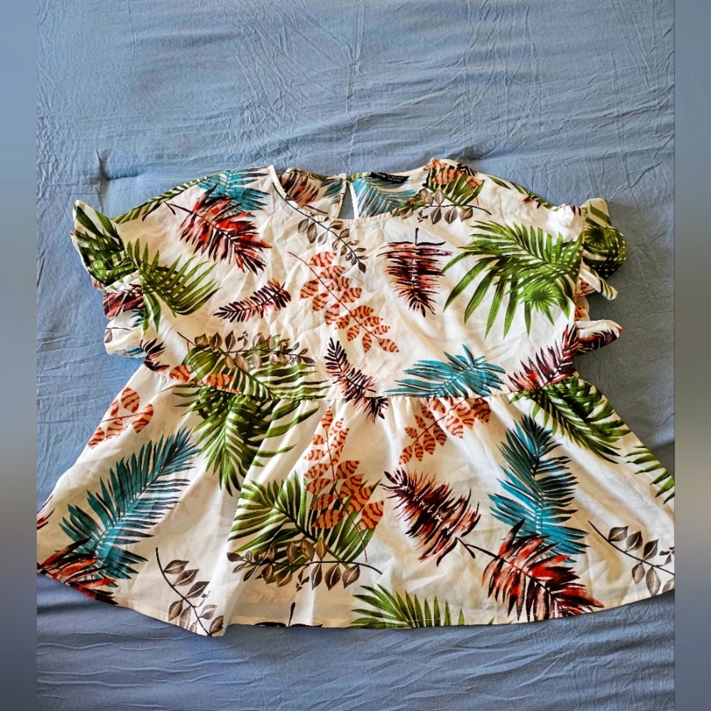 Tropical print Blouse